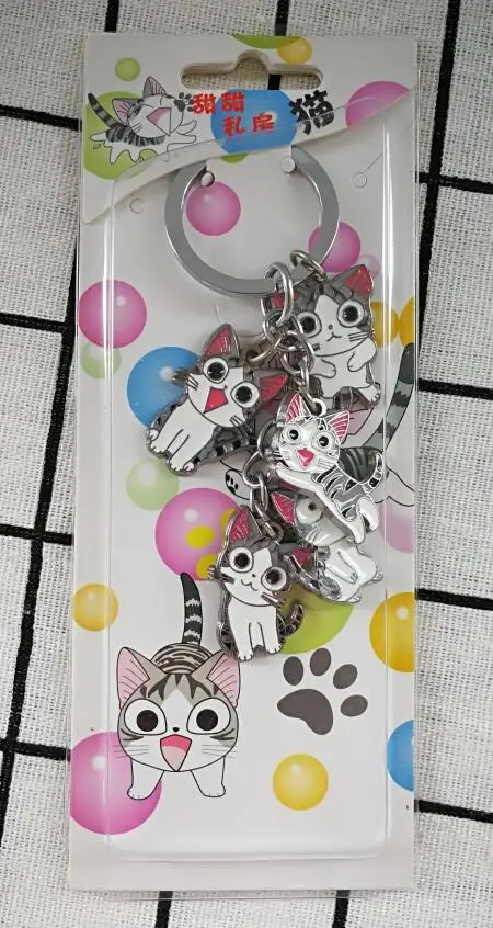 Random Pattern IVYYE Chi s сладкий дом аниме металлические брелки мультяшный брелок кулон-брелок для автомобиля игрушки брелок унисекс подарки Новинка - Цвет: Random Pattern