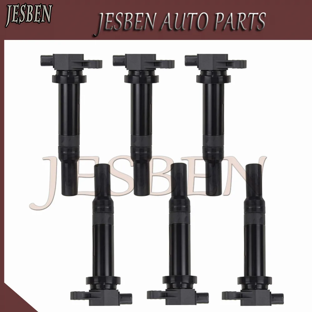 Катушка зажигания 6P подходит для HYUNDAI SANTA FE KIA MAGENTIS OPTIMA RONDO 2.4L 2.7L 2006-2010 NO #27301-3E400