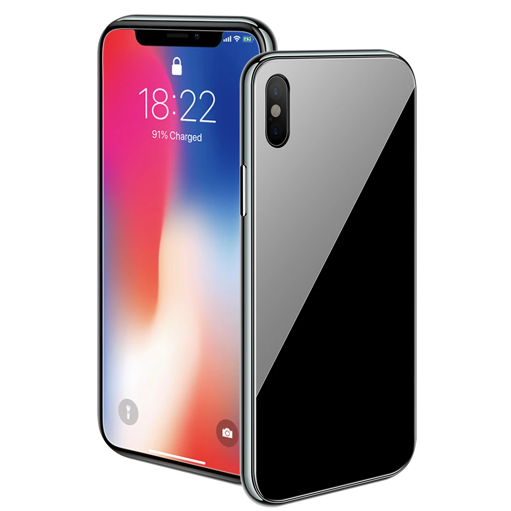 NYFundas для iphone X Магнитный адсорбционный флип металлический закаленное стекло