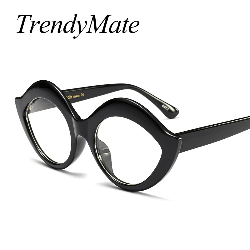 2017 очки новые милые женские губы острые солнцезащитные Брендовые дизайнерские