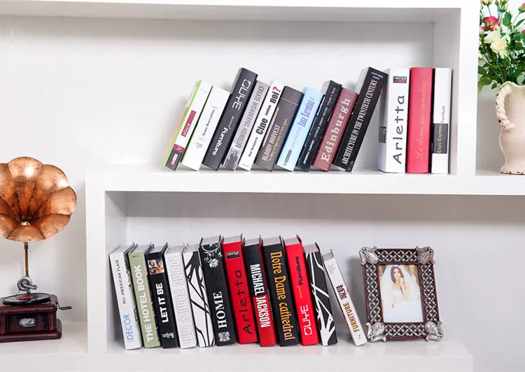 Старое время! Современная имитация B книг поддельные книги декоративные мебель