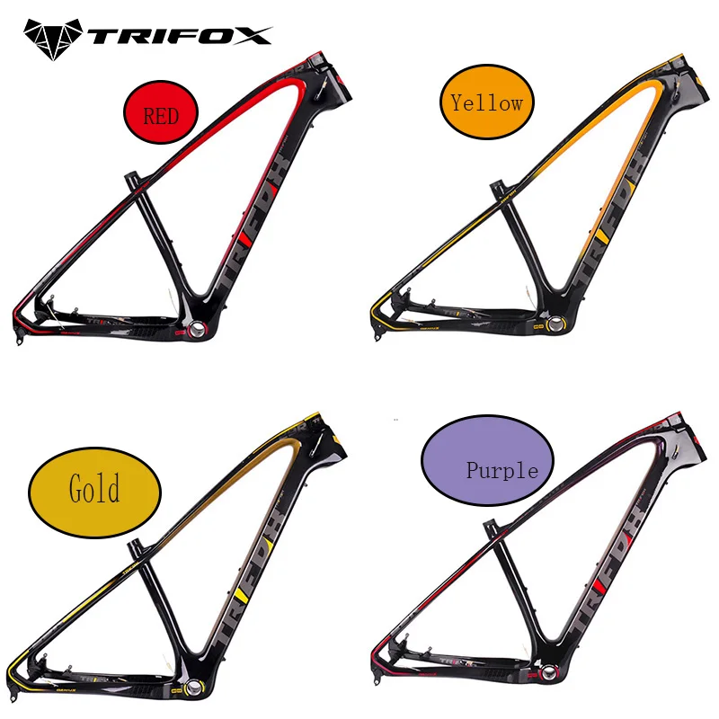 TRIFOX рама карбоновая для горного велосипеда mtb 27,5/29er 31,6 мм MTB карбоновая рама для горного велосипеда используется для гонок