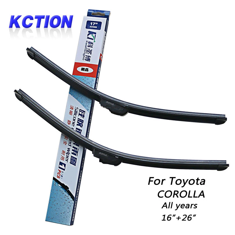 Лобовое стекло автомобиля стеклоочиститель для Toyota corolla 16 &quot + 26 Силиконовый