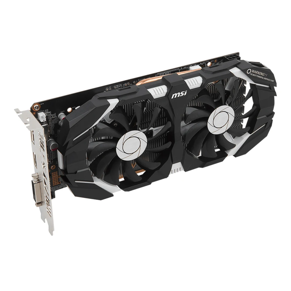 MSI видеокарта GEFORCE GTX1060 6GT OC видео Графика карты 6 г 192bit 8008 мГц 1544 мГц-1759 1280 единиц