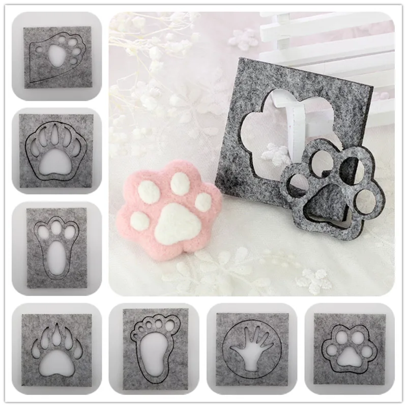 DIY ремесла кукла из фетра шаблон кошка коготь лапки ручная работа дети войлочные