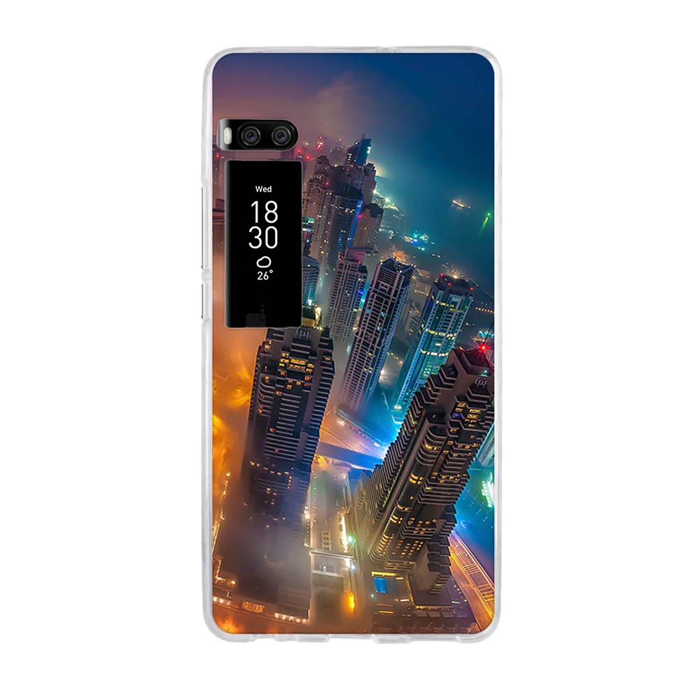 Силиконовый чехол для Meizu Pro 7 plus 5 дюйма с милым рисунком мягкий бампер