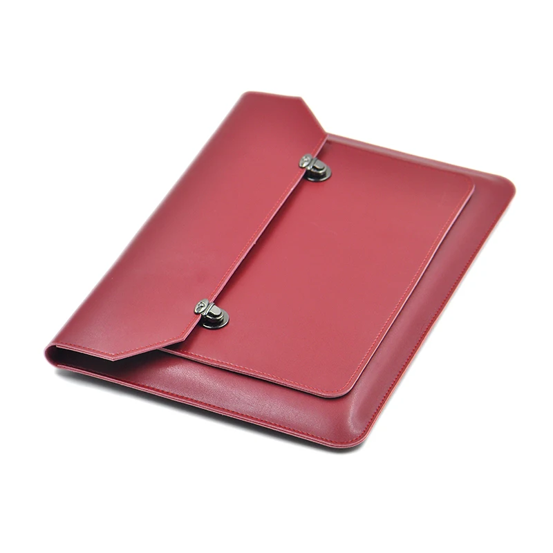 Double Layer Briefcase style Laptop Bag Cover Microfiber Leather NoteBook Sleeve Case For 2018 MacBook Pro Air 12/13.3/15.4 | Компьютеры и