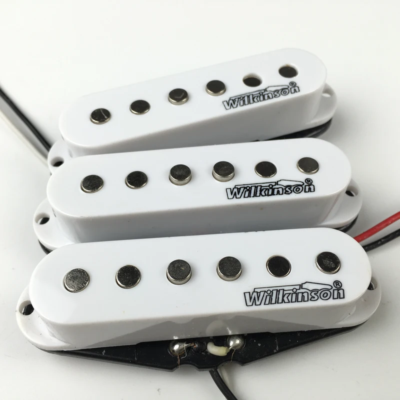 Электрический гитарный пикап Wilkinson винтажные пикапы с одной катушкой для Strat White