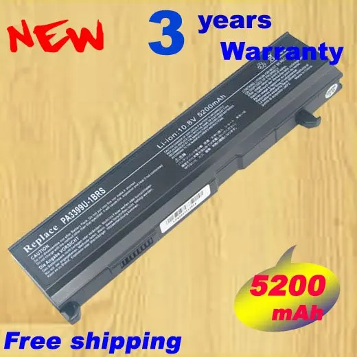 Аккумулятор для ноутбука Toshiba Satellite M40 A80 PA3399 6 ячеек Новая батарея PABAS076 с функцией