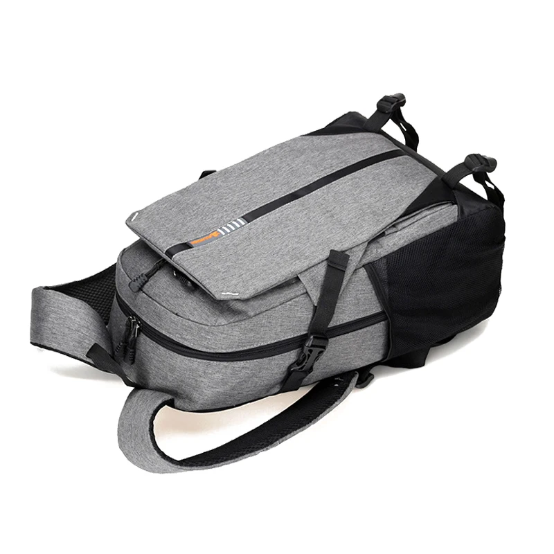 AIHYZ Nylon Mochila Feminina Fashion Youth Travel Backpack Grey USB Charging Men Laptop 15.6 In Computer Women |