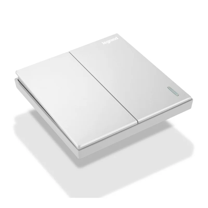 Высококачественный большой настенный переключатель магнолии с белой панелью и