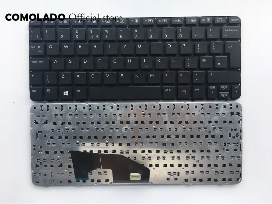 Британская клавиатура для HP mini 210 220 mini210 1000 черный ноутбук британская раскладка