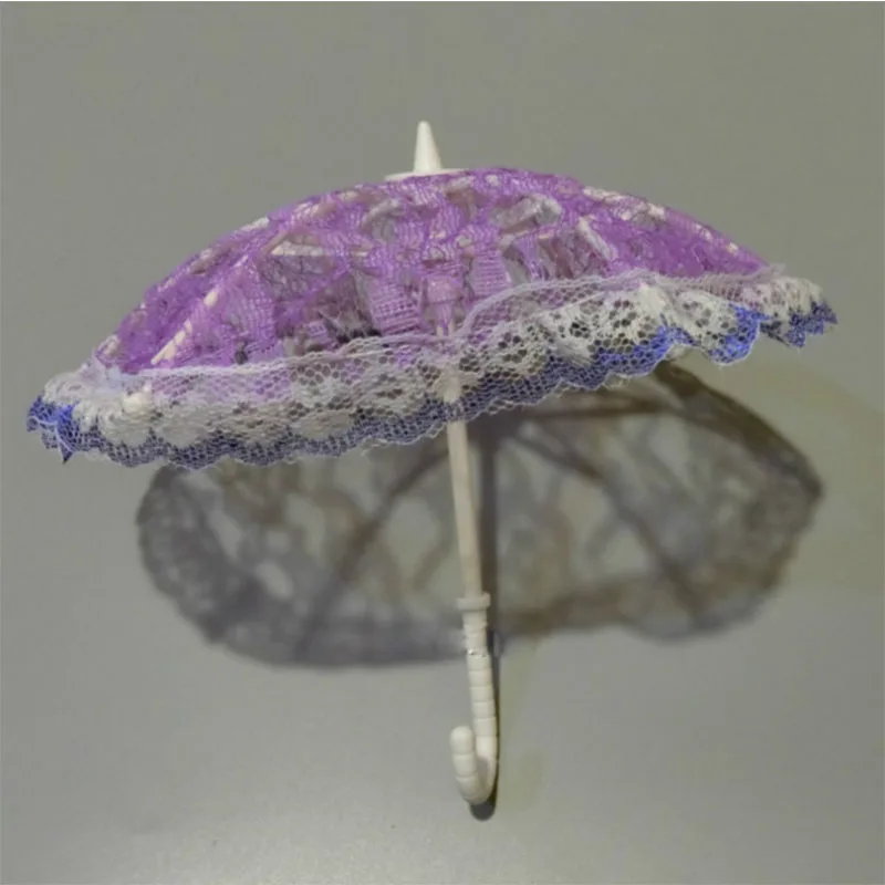 1PC Lovely Cute Mini Umbrella Doll Plastic Lace For Barbie Dolls Girls Play Toys Kids Birthday Gift Accessories | Игрушки и хобби
