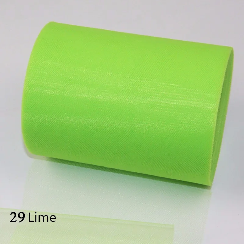 29 Mesh Tulle Roll 15cm 100 yards DIY Tutu Skirt Gift Wrapping For Birthday Baby Shower Christmas Wedding Party Supply Kids Favors - Цвет: 29