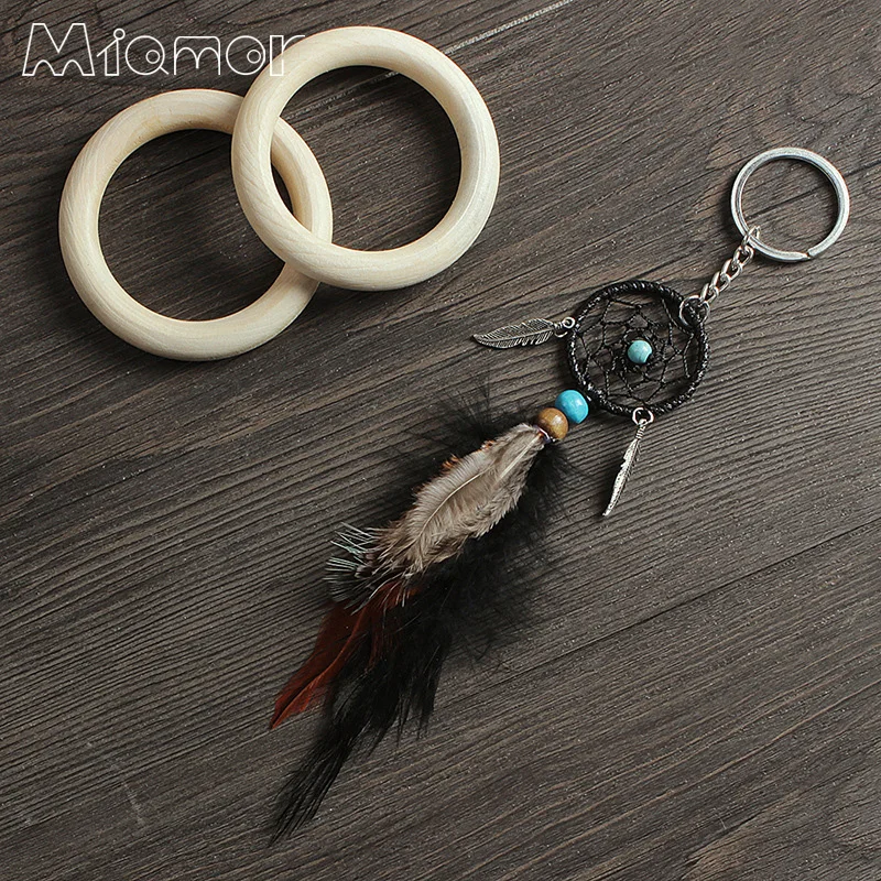 Мини Ловец снов MIAMOR ручной работы сетка с украшением в виде пера BMW084|net|net netnet decor |