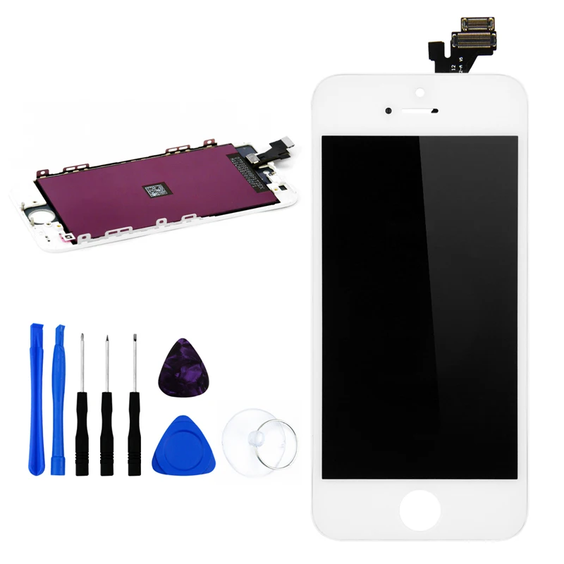 Ht правда 5 шт./лот Pantalla для iPhone ЖК дисплей сенсорный экран полная сборка