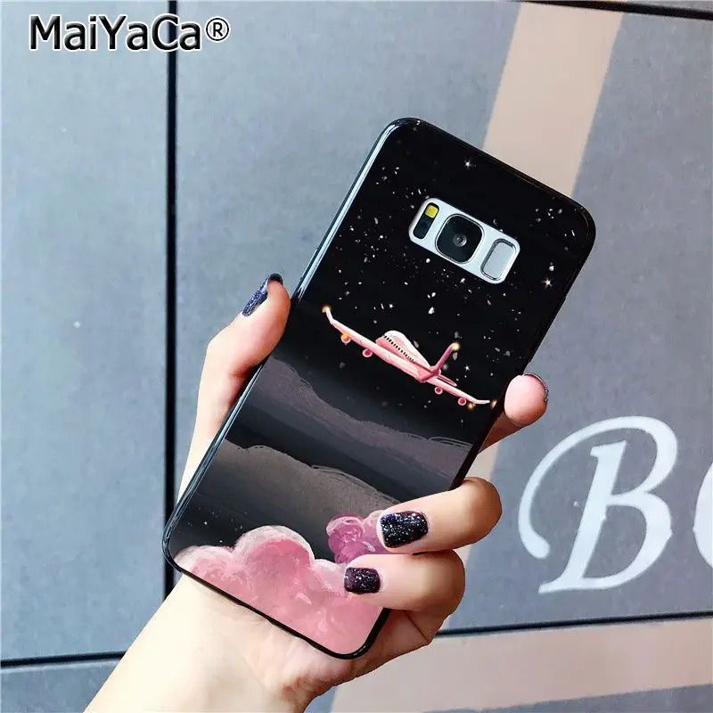 MaiYaCa Travel the world бумажный самолет чехол для телефона Samsung Galaxy S20 S8 S7 edge S6 S10 Lite S10Plus S10E S9