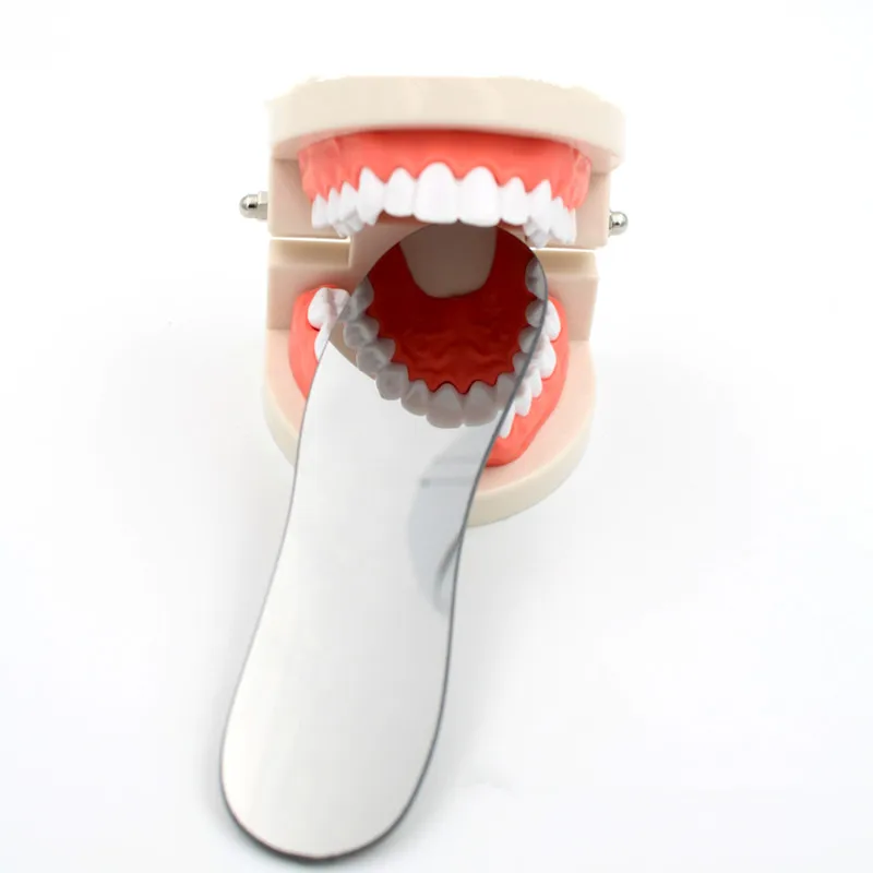 4 2 шт Стоматологическое внутриоральное Occlusal 2 стороннее фотографическое стекло зеркало уход за полостью рта - Цвет: 4