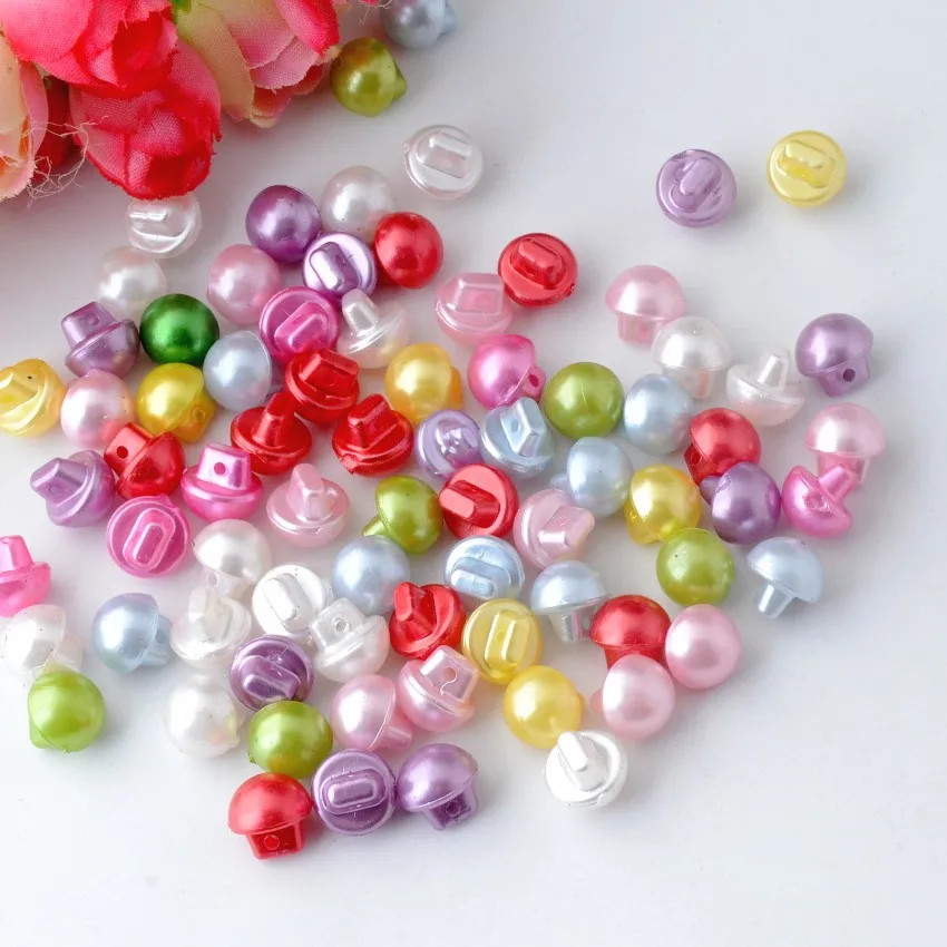 50 шт. пластиковые круглые пуговицы с одним отверстием | Дом и сад