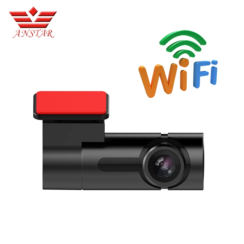 ANSTAR Wi Fi автомобиля Камера 1080P 170/360 градусов Ночное видение Dash Cam вращающаяся Линза