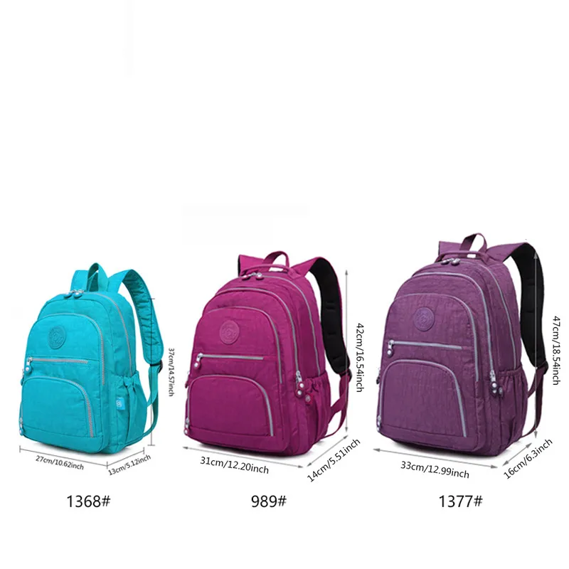 JIULIN школьный рюкзак для девочек подростков Mochila Feminina женские рюкзаки нейлон