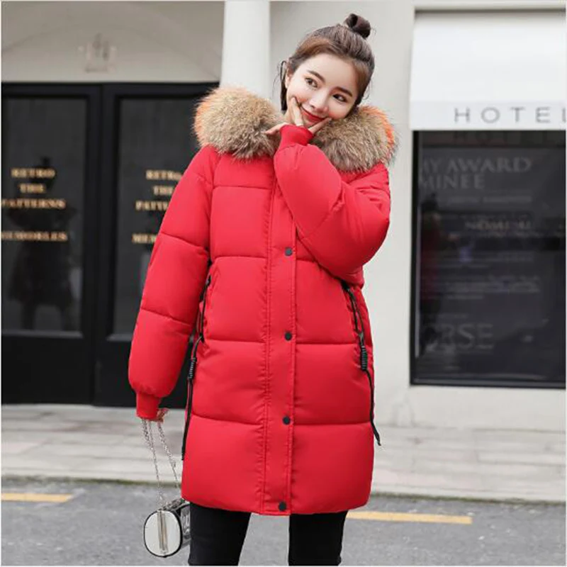 Новое поступление 2018 зимняя куртка женская теплая утепленная верхняя одежда для