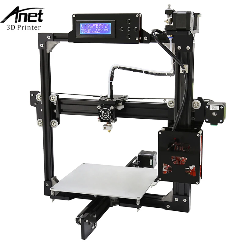 Anet A6 A8 A2 A3s 3D принтер ЖК экран Высокая точность Reprap Impressora 3d акриловая рамка