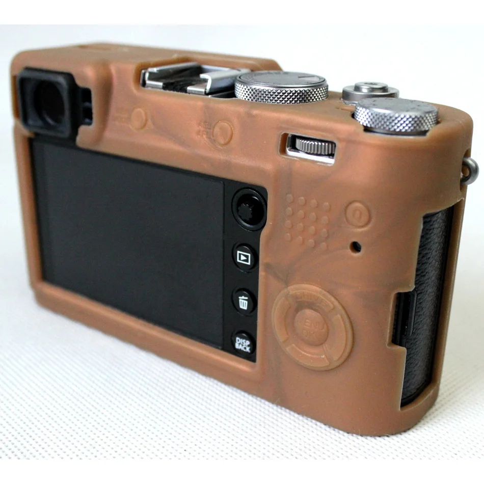 Мягкий силиконовый резиновый защитный корпус для камеры чехол Fujifilm X100F