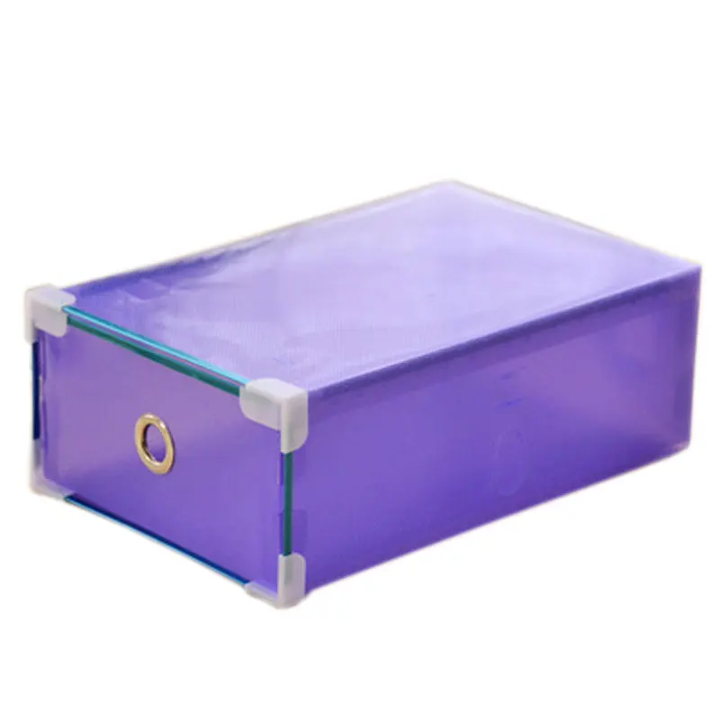 Коробка для хранения обуви пластиковый складной прозрачный ящик органайзер