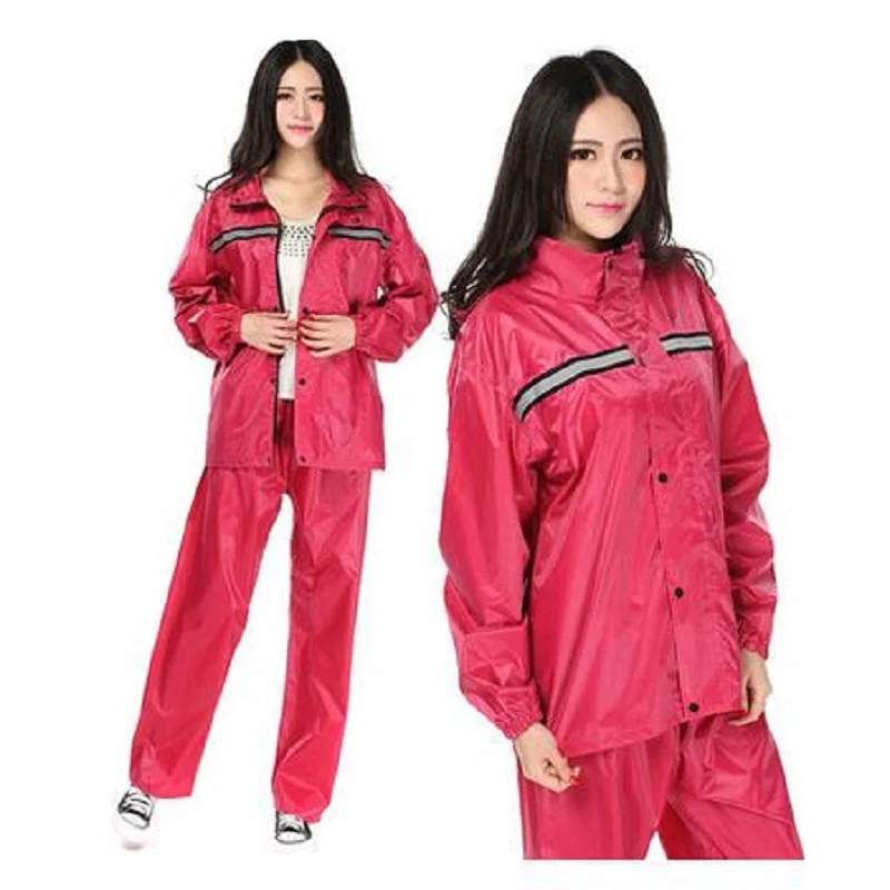 Непромокаемый дождевик Женский модный с капюшоном 2019 мужской для