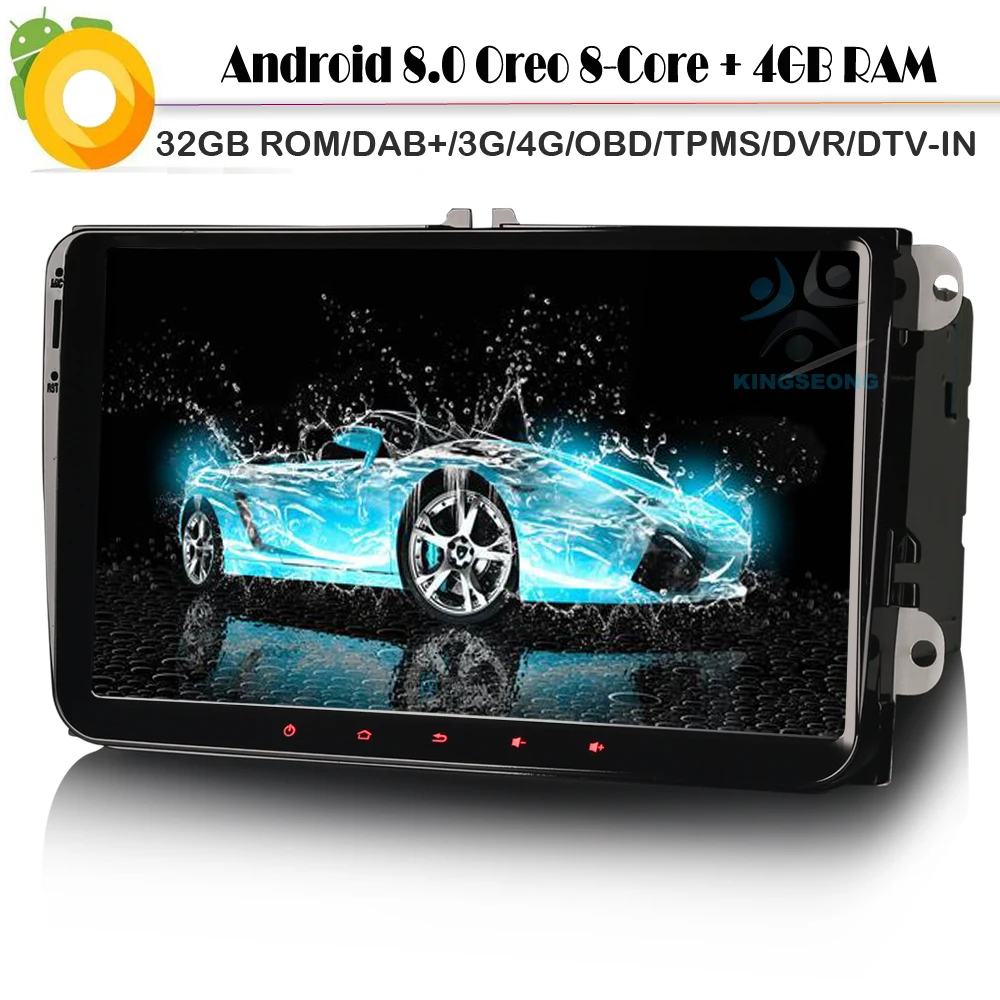 8-ядерный Android 8 0 DAB + головное устройство GPS Sat Nav автомобильный радиоплеер для