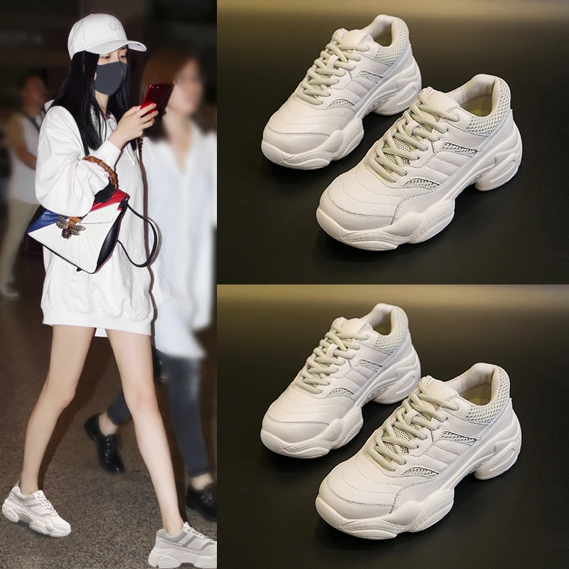 TERESA RIPOLL Women High Heel Shoes Newest Brand Genuine Leather Fashion Casual Sneakers Mesh Breathable Travel Sport | Обувь