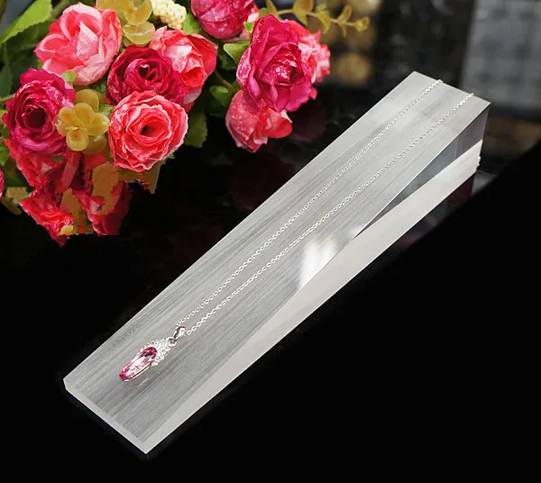 Акриловая белая прозрачная подвеска с рисунком проволоки демонстрационная