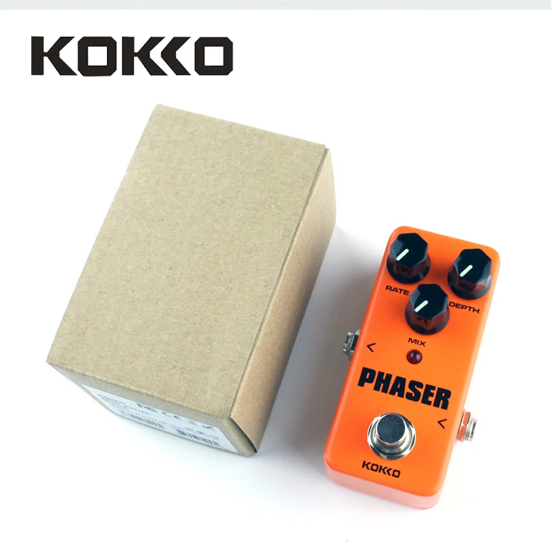 

KOKKO FPH2 Vintage Phaser Guitar Effect Pedal with True Bypass, Orange