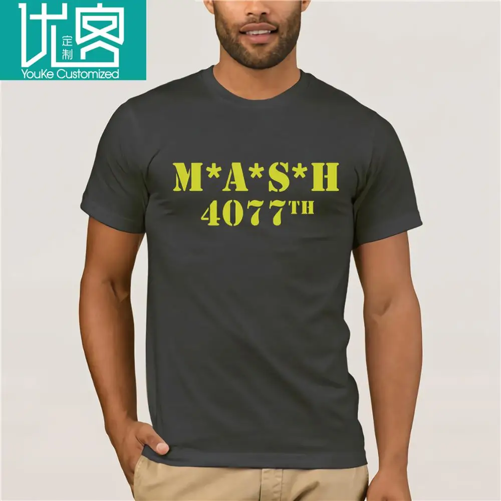 Mash 4077Th дань футболка Военная армейская зеленая 2019 брендовая одежда мужская
