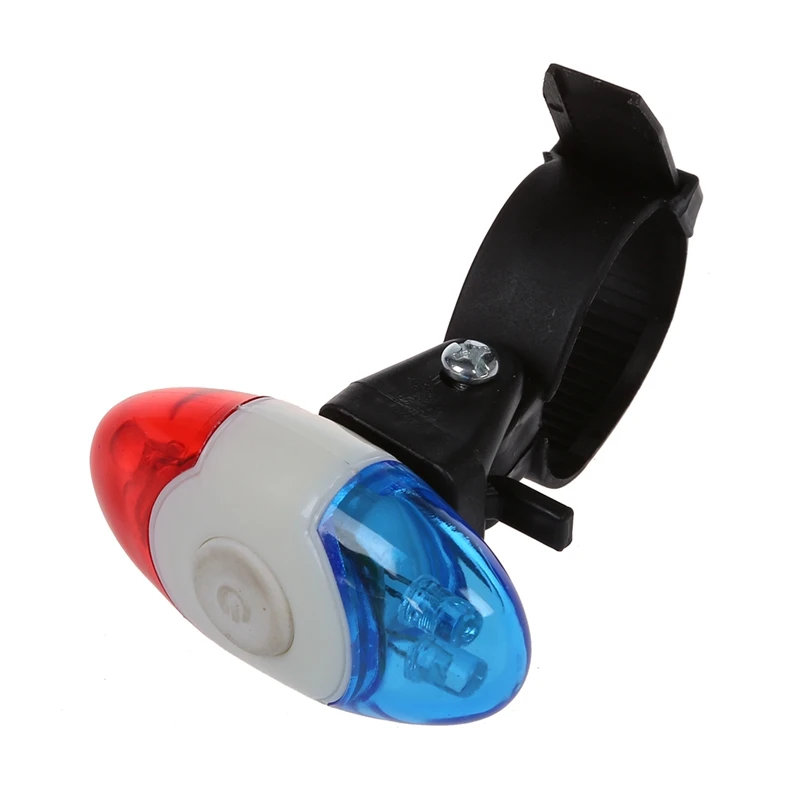 Передняя фара Маяк безопасности MTB велосипед 4 LED свет Красный Синий Ультра