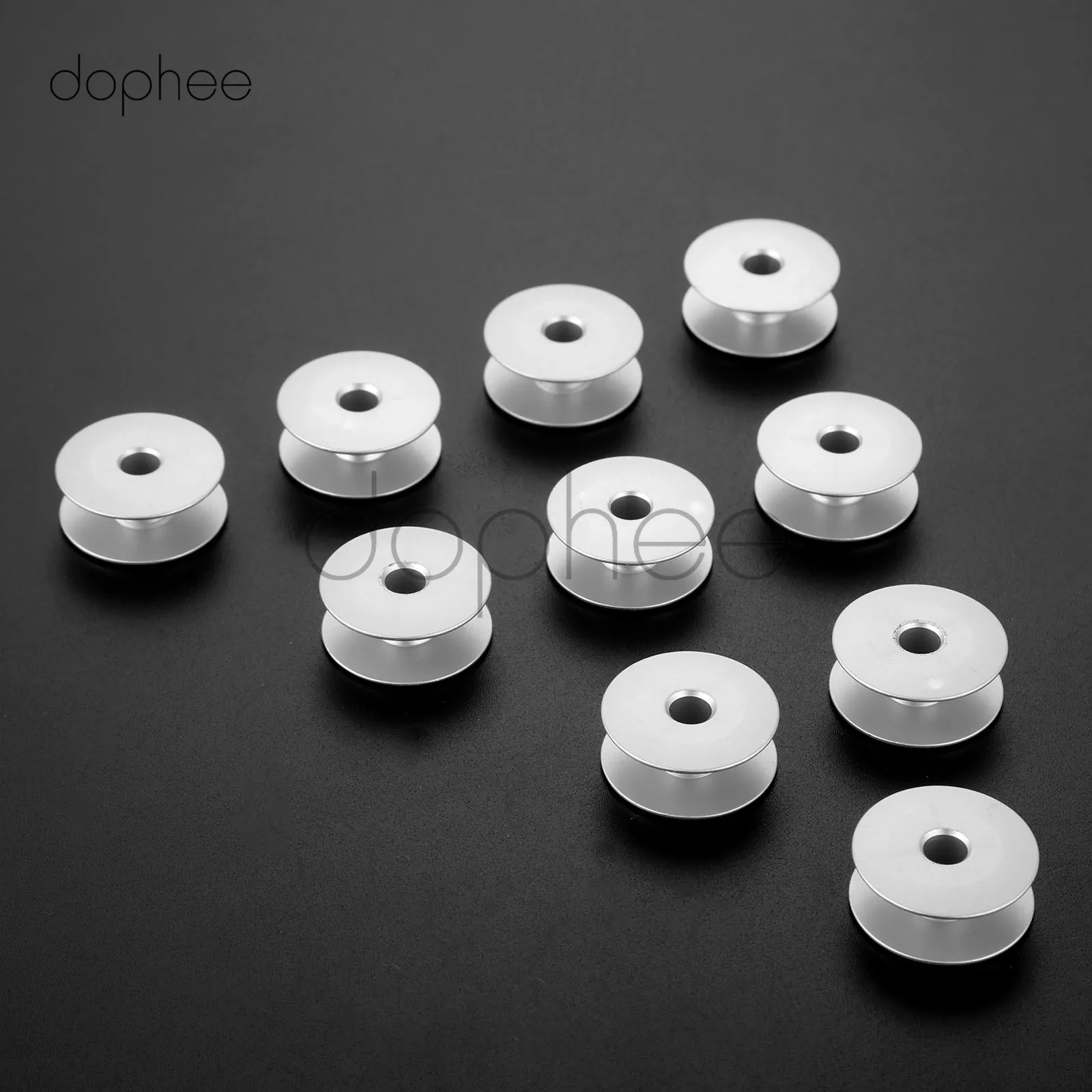 Dophee 10 шт. алюминиевые катушки для большой вышивки челнок 6 5 автомобильные