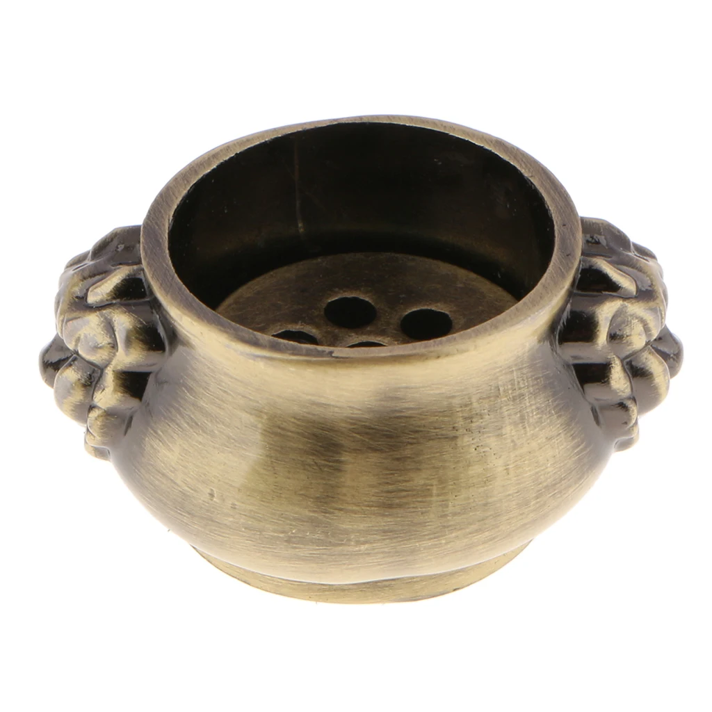 2 шт. китайский стиль медный сплав мини держатель для благовоний подставка вилка