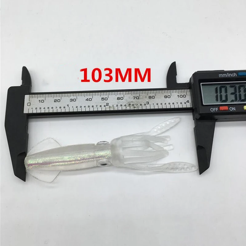 Мягкая силиконовая приманка 5 шт. светящаяся приманка-Осьминог для рыбной ловли 10