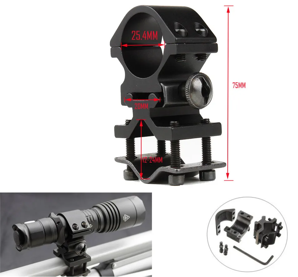Сигнальный Лазерный фонарь кольцо для оптического прицела|riflescope rings|mounting