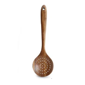 Colander Spoon Чайная посуда дуршлаг для риса, ложка для смешивания, лопатка для пиццы, ковш для супа, Тернер, набор кухонной посуды и приборов, прочный с отверстием - Цвет: Colander Spoon