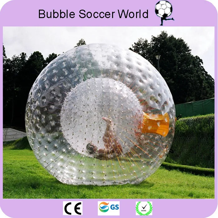Rolling Ball 2.5M 0.8mm Inflatable Grass Human Hamster Body Zorb for outdoor exercise Free Shipping | Игрушки и хобби