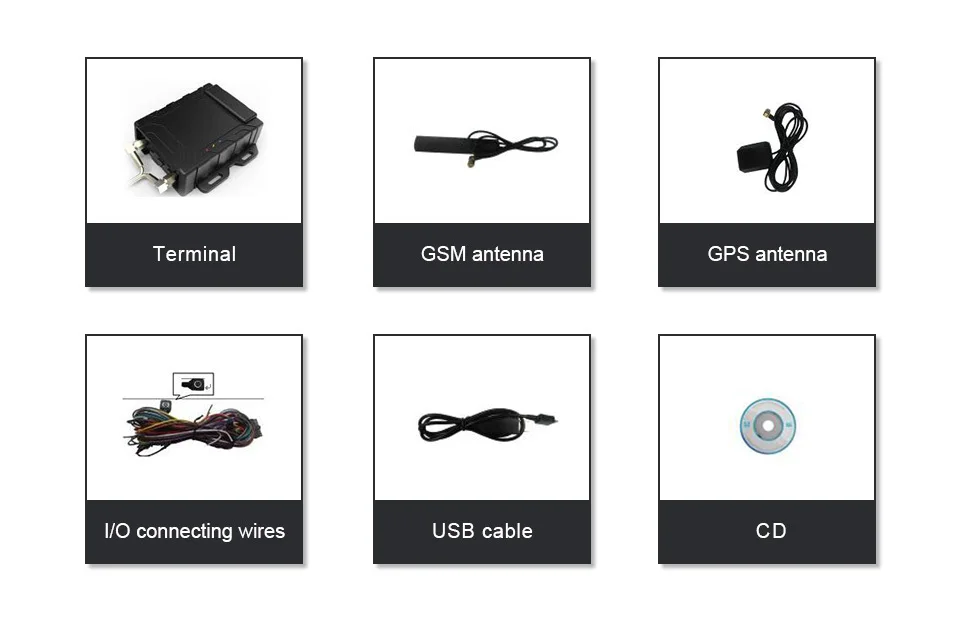 VJOYCAR GVT900 3g Автомобильный gps трекер Встроенный в 1 Гб памяти IC камера расположение автомобиля для мотоцикла Автобус Грузовик мощность отключение сигнализации - Цвет: GVT900 Tracker
