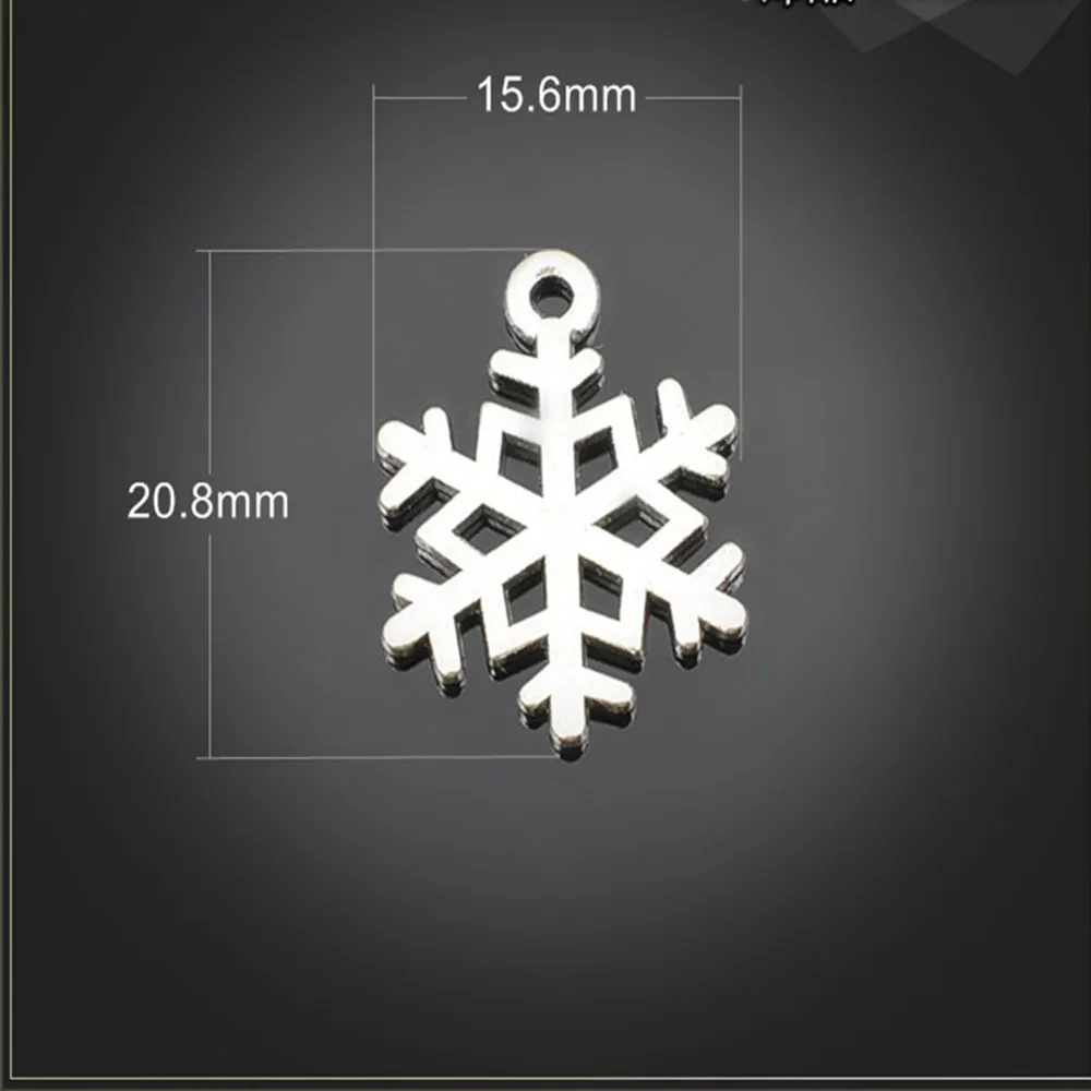 Ностальба 10 шт., античное серебряное женское украшение, сделай сам, ручная работа 20,8x16,5 мм, рождественский подарок