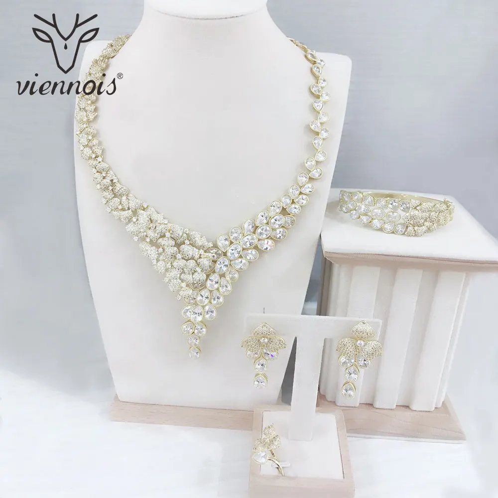 Viennois микс золото/серебро Цвет Серьги гвоздики полые большой Африканский набор