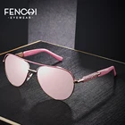 Очки солнцезащитные FENCHI женские, брендовые дизайнерские очки-авиаторы в розовой, золотистой, розовой оправе