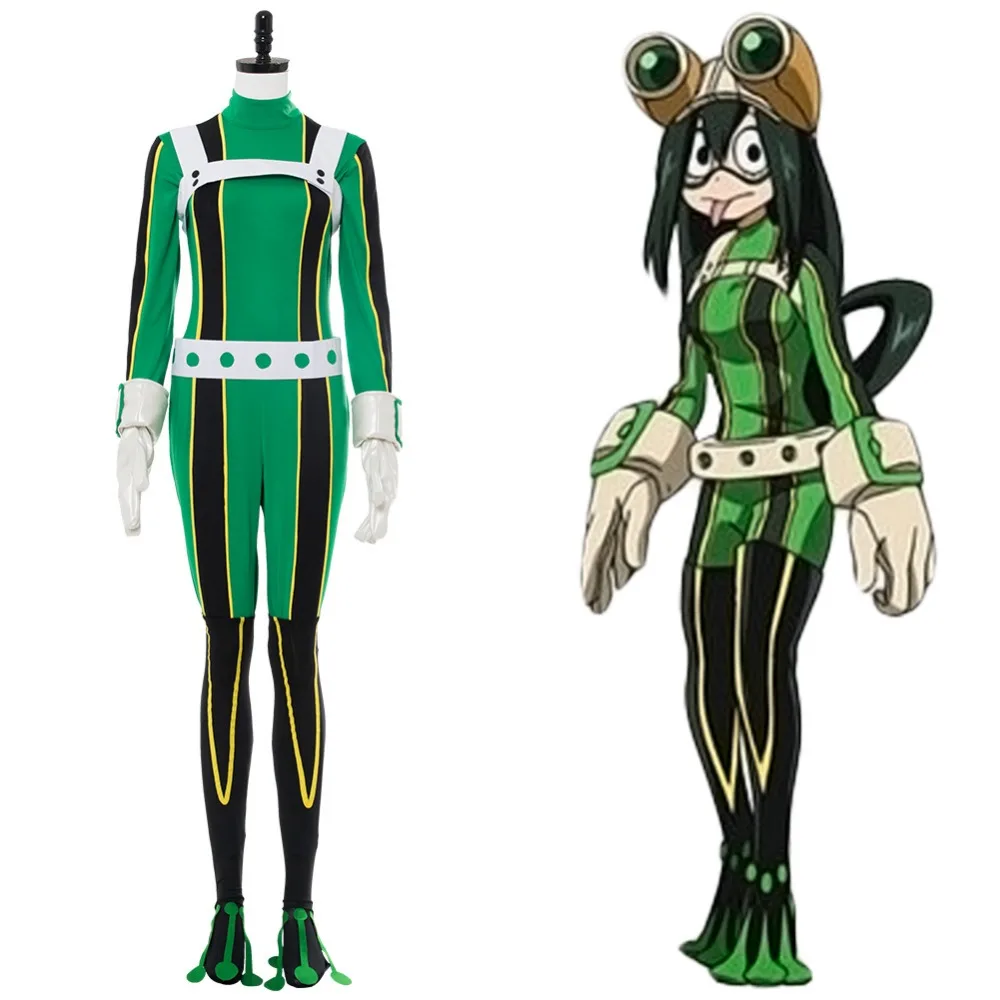 

Костюм для косплея моя геройская Академия Asui Tsuyu, костюм для Хэллоуина