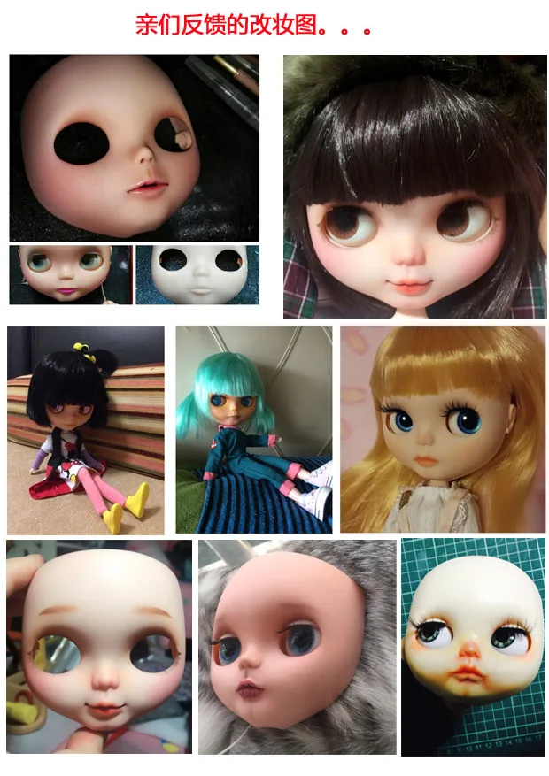 Blyth меняющая макияж кукла ледяная Обнаженная кукла Blyth с 2 комплектами одежды+ обувь подходит для платья DIY Изменение BJD игрушка для девочек Золотая челка