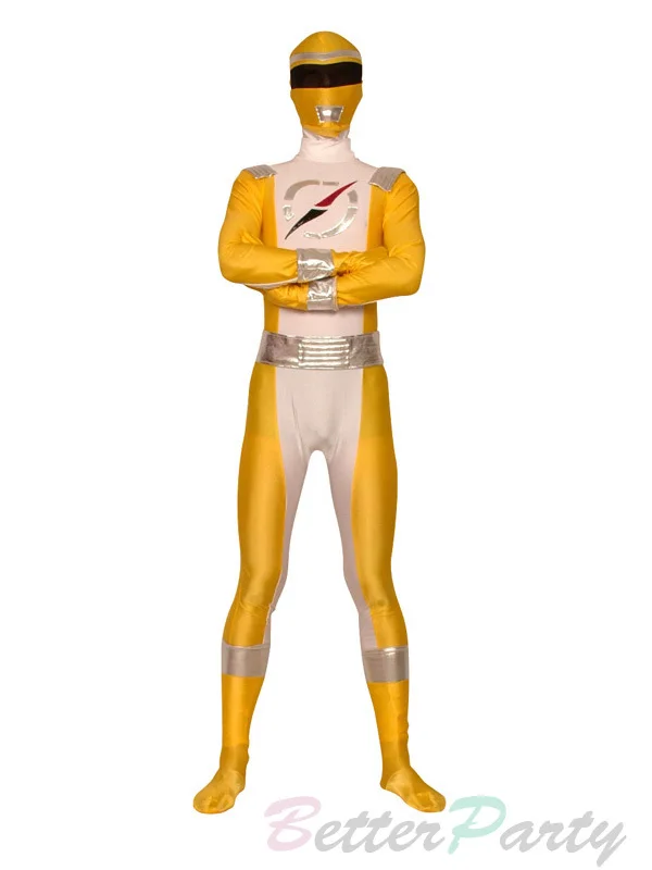 Лайкра спандекс GoGo Sentai Boukenger Zentai костюмы красный/черный/синий/розовый/желтый 5