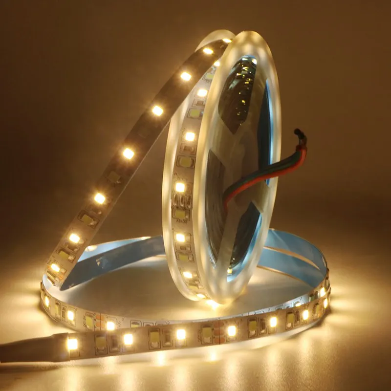 SZYOUMY DC12V двойная белая цветная светодиодная лента 2835 SMD 120LED/m WW/CW CCT Светодиодная с